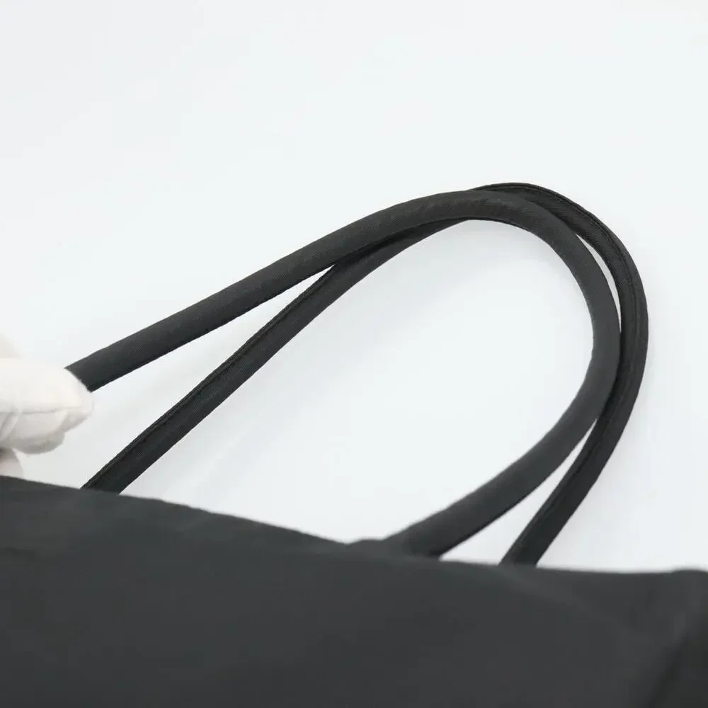 PRADA Tote Bag Nylon Black Silver - Picture 8 of 9